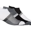3PPK COLOR BLOCK ANKLE SOCK